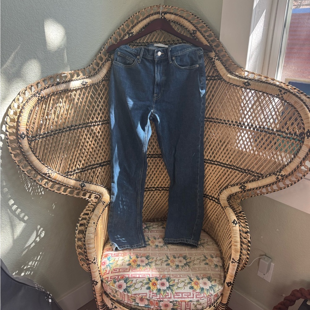 Everlane Blue Straight Jeans Classic Style